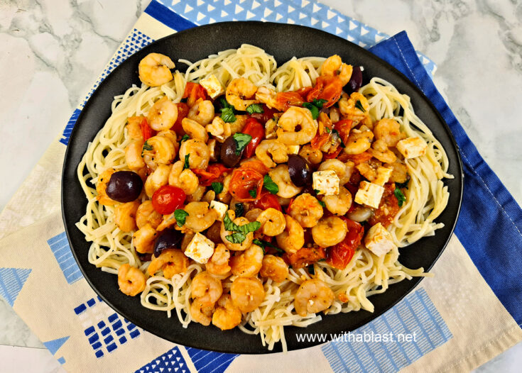 Mediterranean Shrimp Pasta