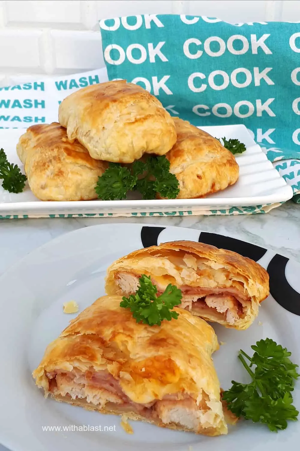 Chicken Cordon Bleu Hand Pies