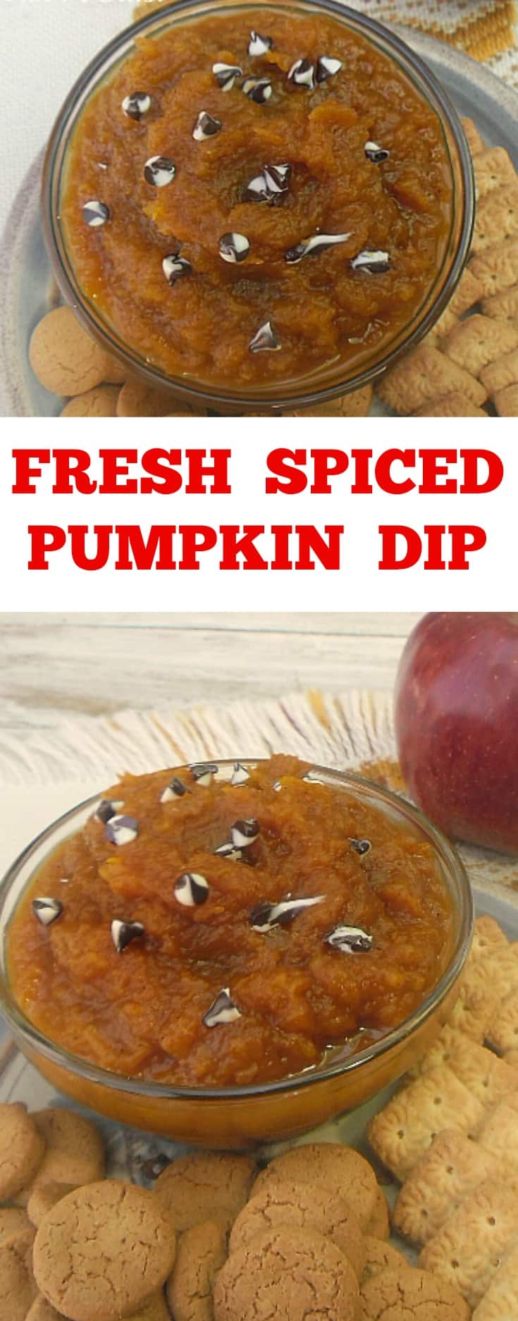 Fresh Spiced Pumpkin Dip ~ Delicious Spiced Pumpkin is so versatile - use it as a dip or as a spread on toast ~ serve warm or cold ! #PumpkinRecipe #PumpkinDip #Dips #FallRecipe #PumpkinSpread