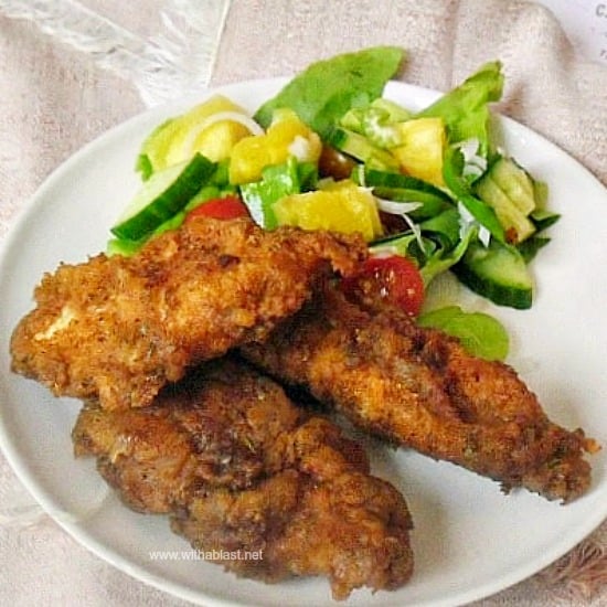 Adults and kids love this Italian Buttermilk Chicken ! So delicious when served with either fries and salad or vegetables and mashed potatoes