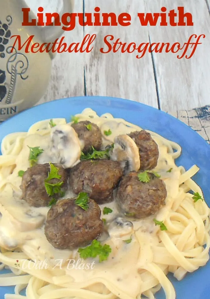 Linguine with Meatball Stroganoff 