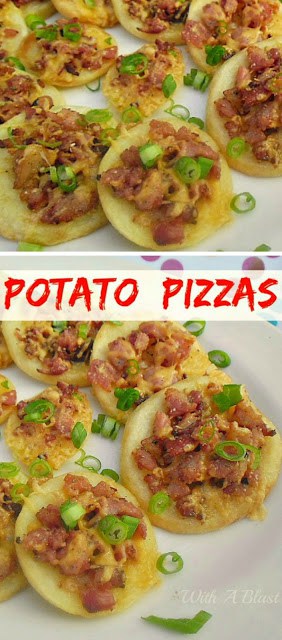 Perfect Game Day snack! Or serve as an appetizer ~ bacon, gooey cheese and more