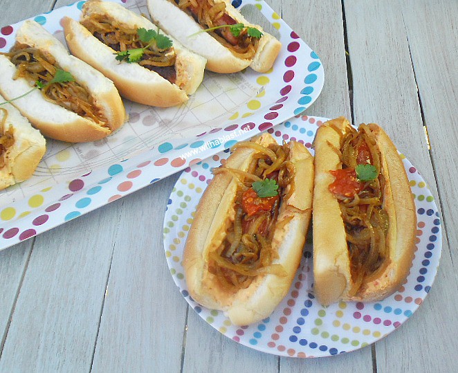 Sweet Chili Cheese Dogs are so quick and easy to make as a light dinner, lunch or serve these Hotdogs on game day