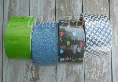 10 Minute Tile Coasters ~ Quick, easy, waterproof and strong Coasters with Duct Taped tiles ! #DuctTape #Coasters #Crafts