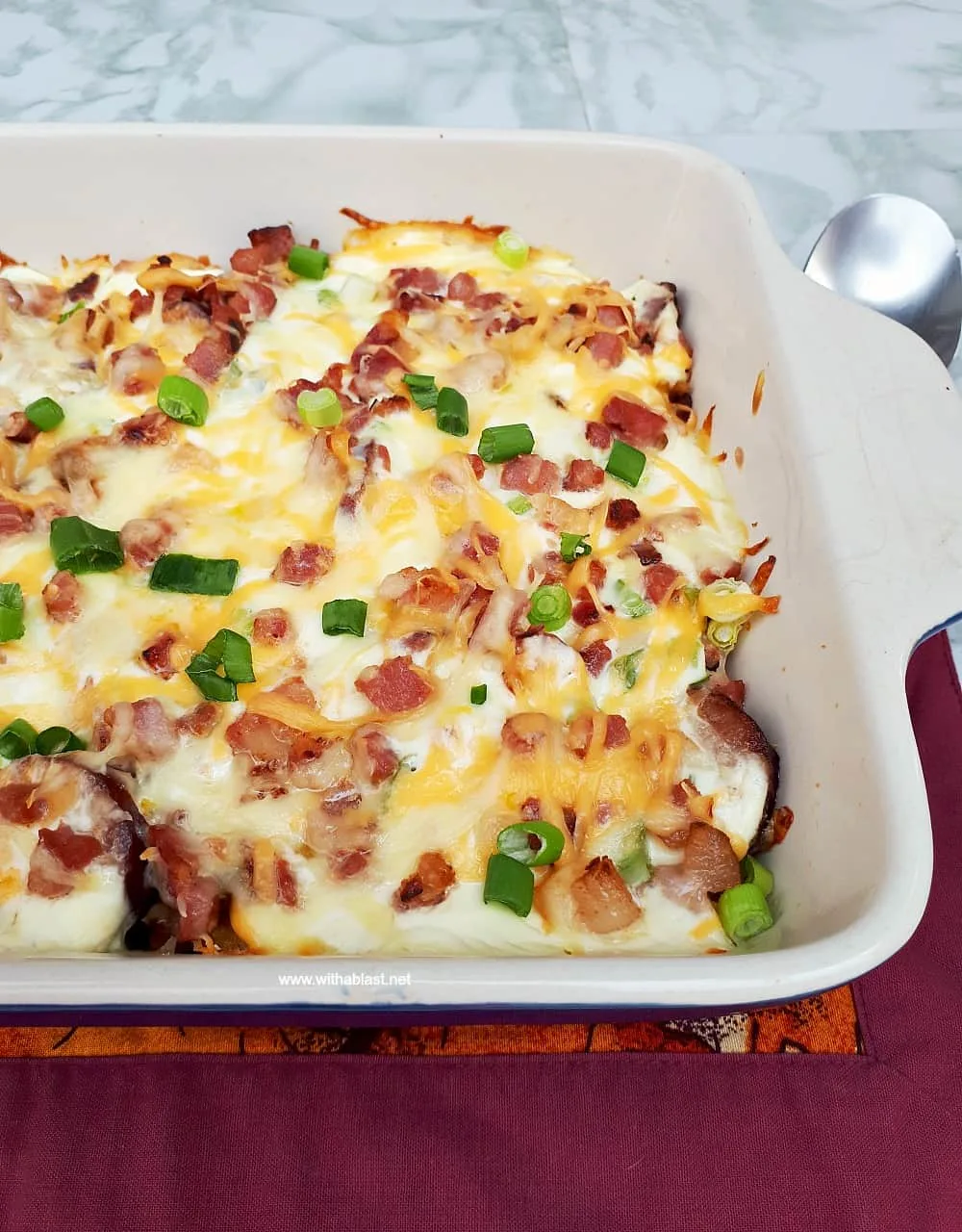 Loaded Potato and Chorizo Casserole