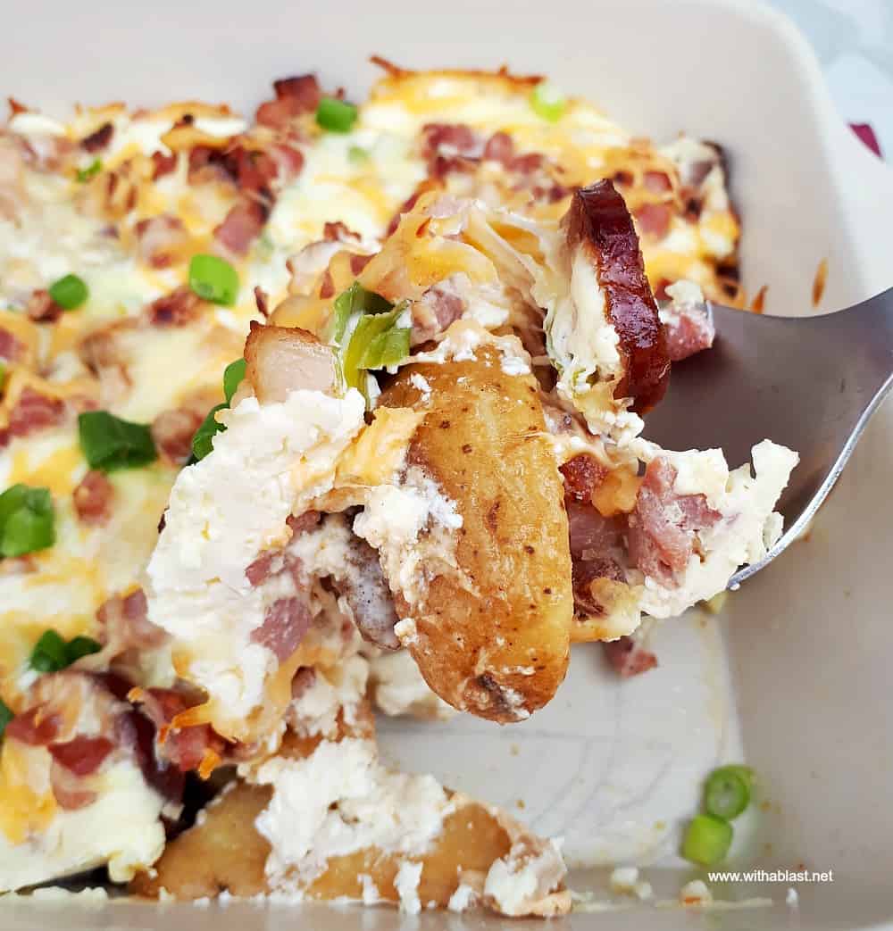 Loaded Potato and Chorizo Casserole