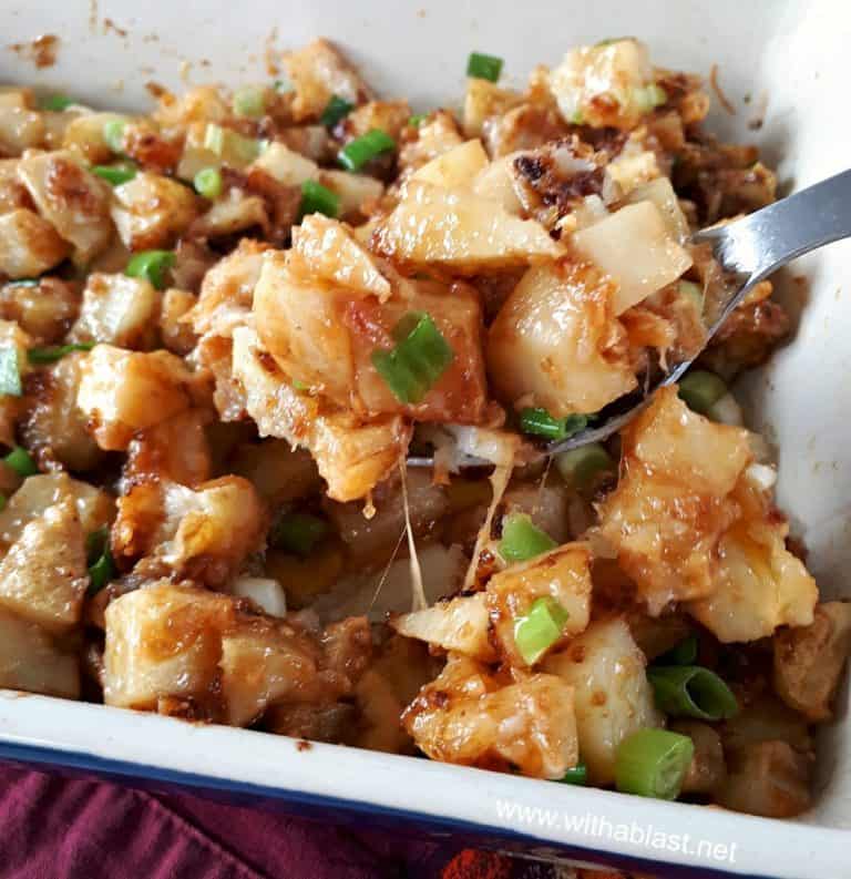Cheesy Onion Potatoes