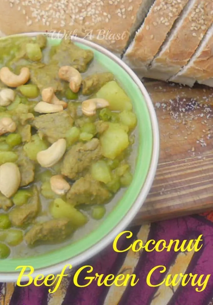 Coconut Beef Green Curry ~ Rich, flavor bursting comfort food at it's best in this delightful curry dish #CurryDish #BeefCurry #GreenCurry #ComfortFood Coconut Beef Green Curry ~ Rich, flavor bursting comfort food at it's best in this delightful curry dish #CurryDish #BeefCurry #GreenCurry #ComfortFood