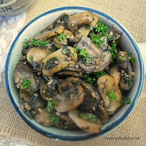 Garlic and Herb Mushrooms