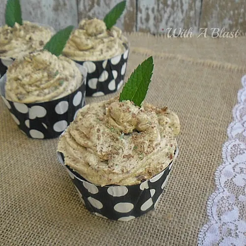 Peppermint Crisp Cupcakes