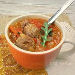 Quick Italian Meatball Soup