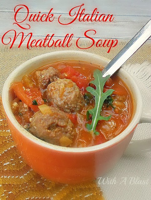 Quick Italian Meatball Soup