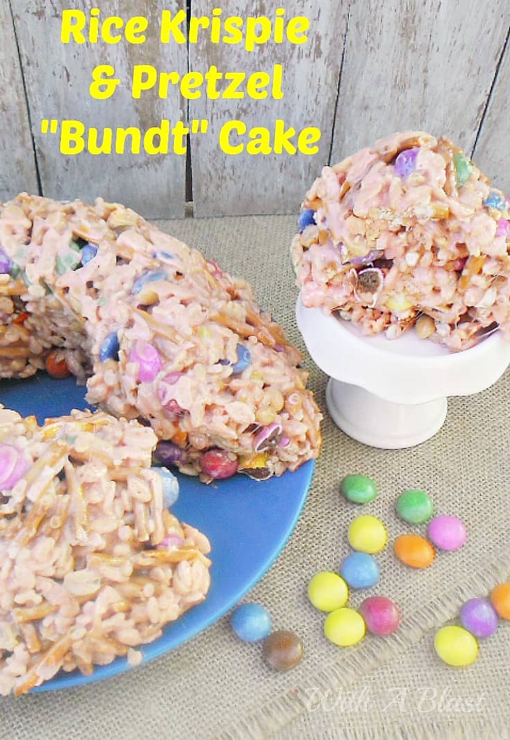 Rice Krispie and Pretzel "Bundt" Cake With A Blast