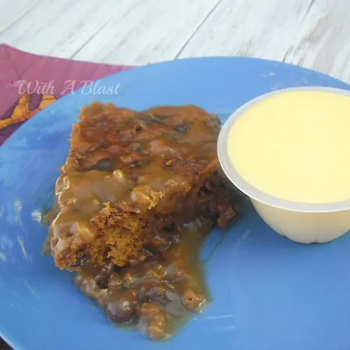 This Gooey 1-2-3 Pudding is comforting and the perfect dessert on a cold night - spicy with a thick, sweet self-forming sauce