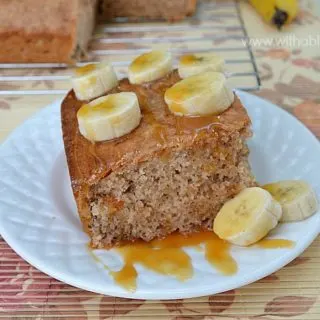 Caramel Banana Cake