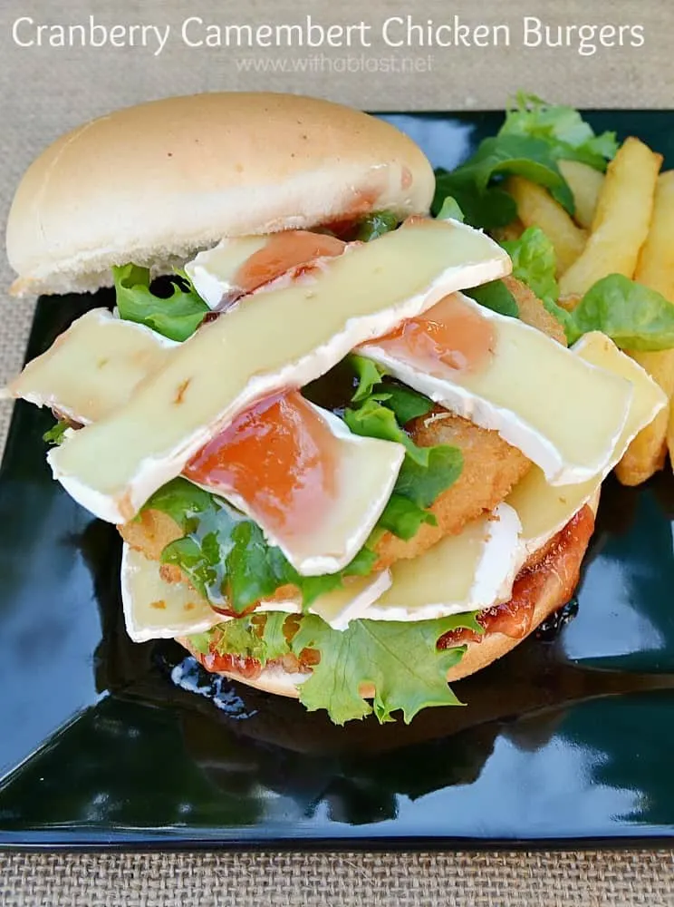  Great idea to use up leftover Cranberry Sauce or Jelly and it is an amazing combination with Chicken and Camembert ~ Quick, easy and delicious !