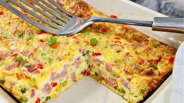 Ham and Cheese Frittata