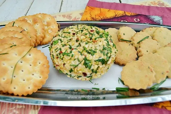 Nut and Herb Crusted Cheese Ball ~ Rich and very tasty Cheese Ball with the most delicious, somewhat spicy, Nut and Fresh Herbs Crusted all around - this is a winner as an Appetizer every time and great to add to a savory platter too ! #Appetizer #Snack Nut and Herb Crusted Cheese Ball ~ Rich and very tasty Cheese Ball with the most delicious, somewhat spicy, Nut and Fresh Herbs Crusted all around - this is a winner as an Appetizer every time and great to add to a savory platter too ! #Appetizer #Snack