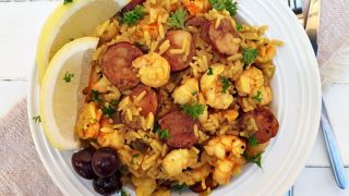 Shrimp and Chorizo Paella