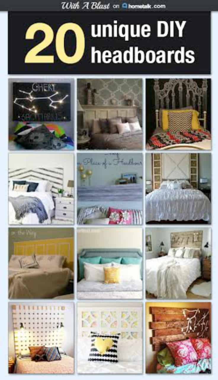 20 Unique DIY Headboards