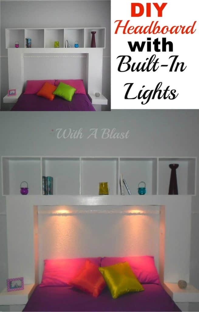 DIY Headboard with Built-In Lights