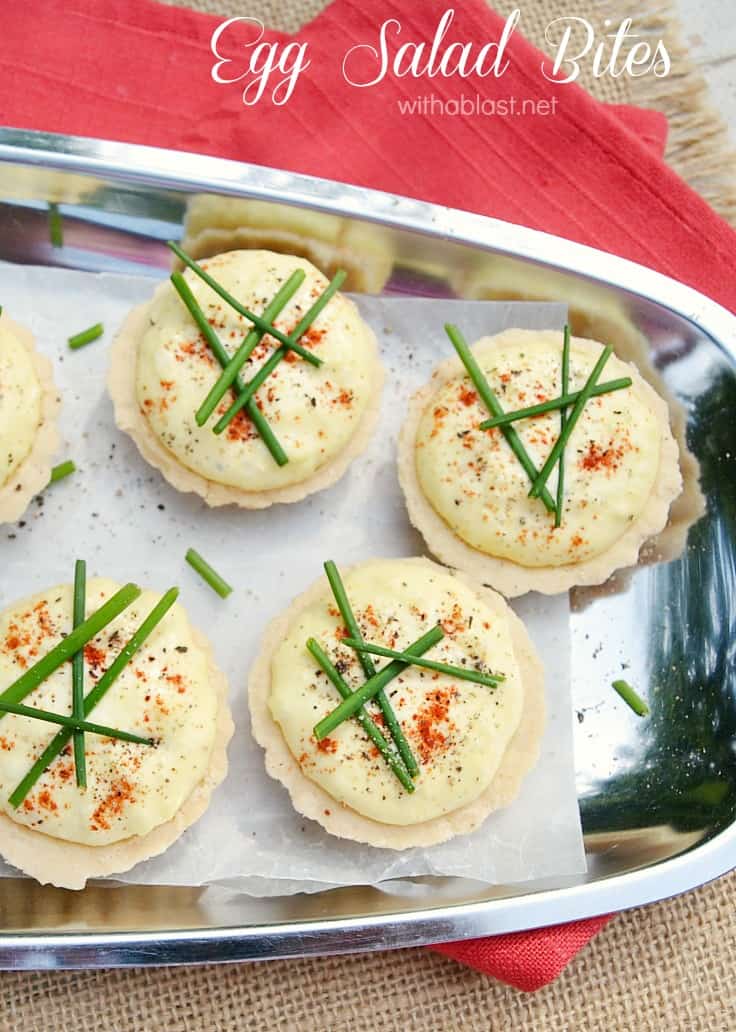 Egg Salad Bites With A Blast