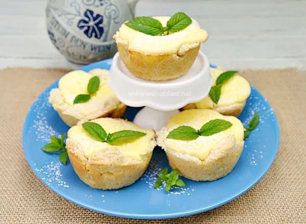 Lemon Cheesecake in Bread Bowls - Your guests will never know the crust is made from bread slices - which saves you loads of time - and the filling is zesty delicious ! Lemon Cheesecake in Bread Bowls - Your guests will never know the crust is made from bread slices - which saves you loads of time - and the filling is zesty delicious !