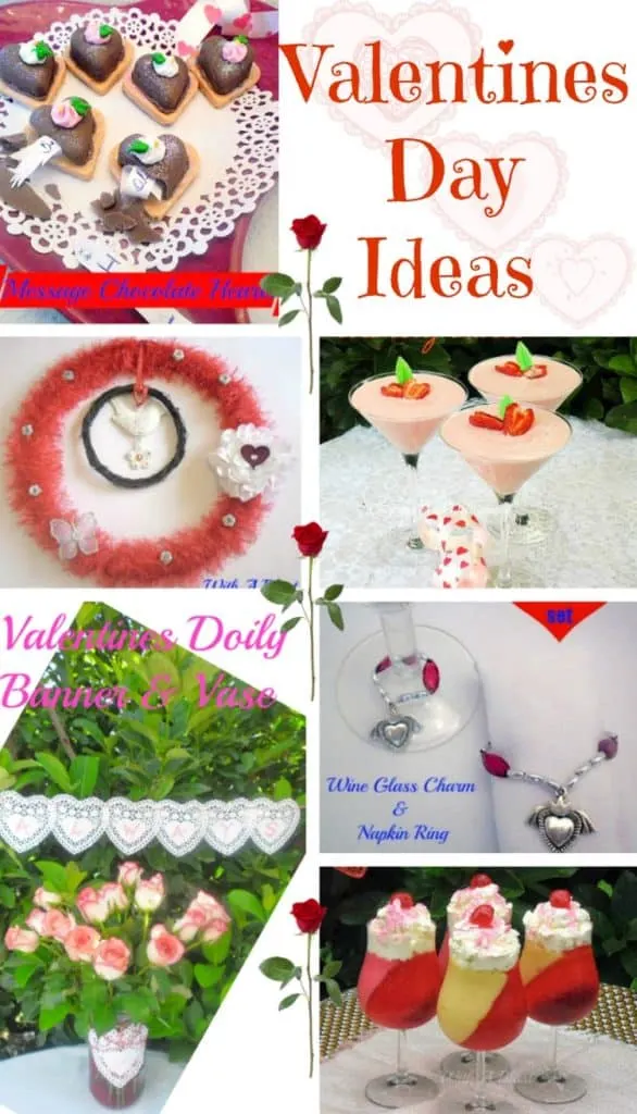 Valentines Day decor, recipes, DIY's, and special chocolate treats Valentines Day Ideas