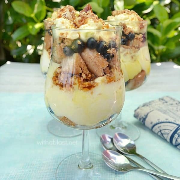 Blueberry and Lemon Trifles 
