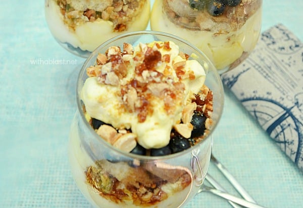 Blueberry and Lemon Trifles 