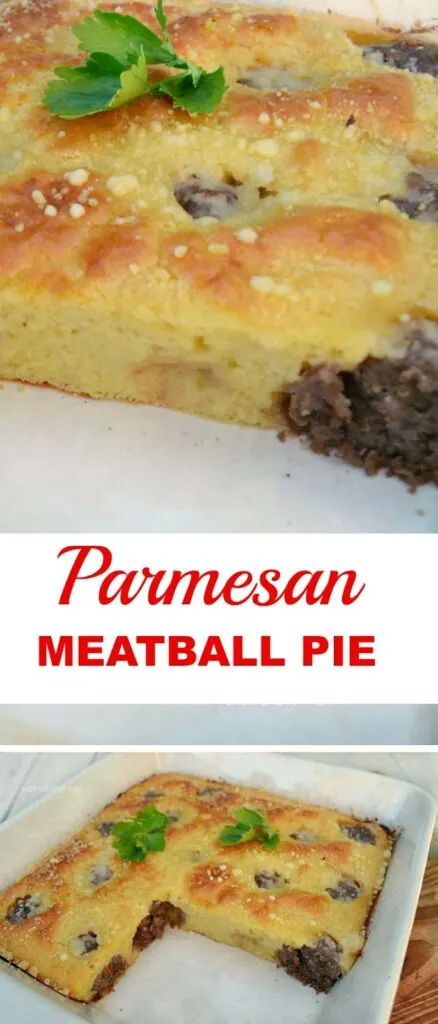 Parmesan Meatball Pie