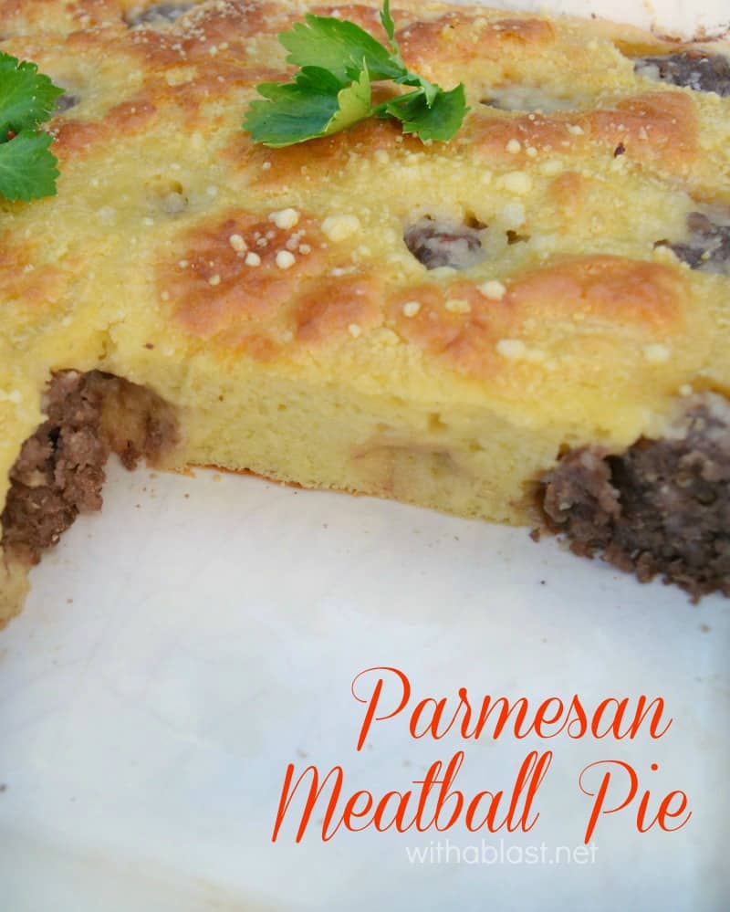 Parmesan Meatball Pie