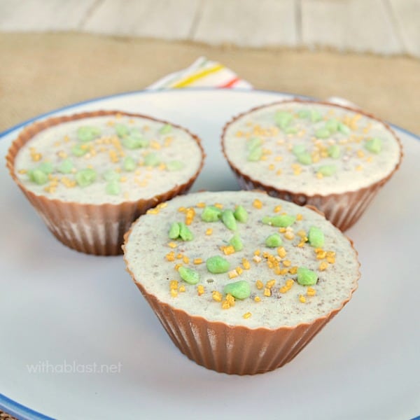 Peppermint Chocolate Ice-Cream Cups 