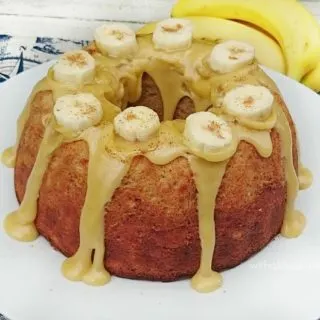 Banana Caramel Cake
