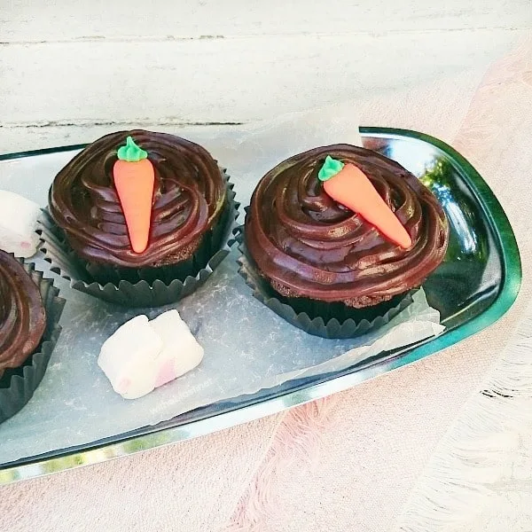 Chocolate Carrot Cake Cupcakes