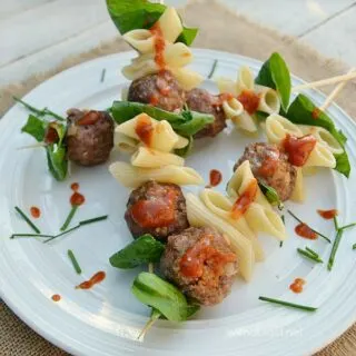 Italian Meatball and Pasta Sticks