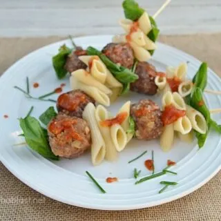 Italian Meatball and Pasta Sticks