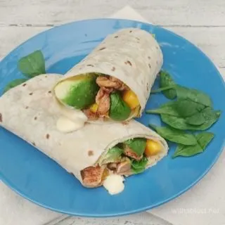 Chicken Avocado Wraps with Chili Mayonnaise