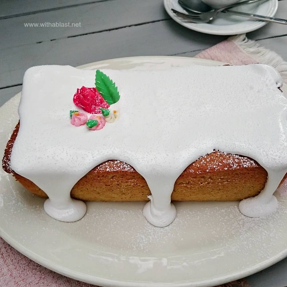 Divine Coconut Cake is a moist, dense cake loaf with the most amazing thick Frosting - perfect for any occasion, dessert or a tea time treat