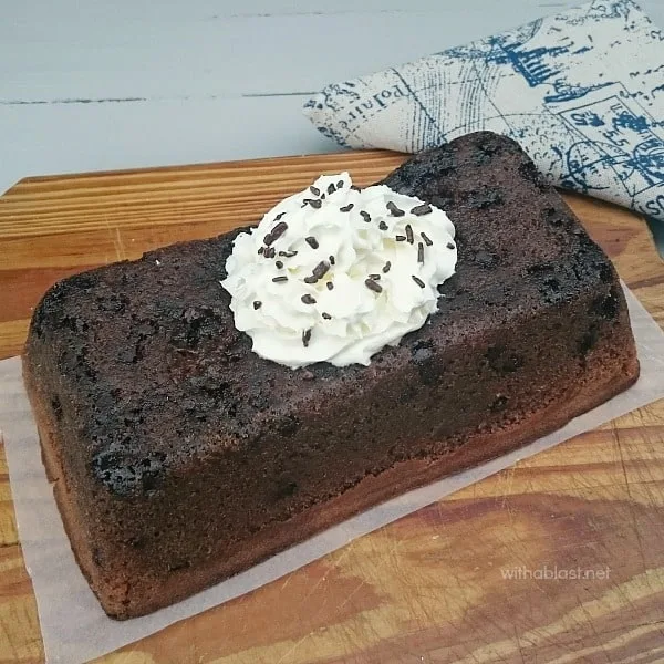Orange-Chocolate Loaf ~ Drenched in Orange Syrup ! This is an easy Orange-Chocolate dessert which can be served on it's own or with a bit of cream