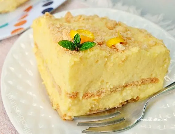 Creamy, light, zesty and delicious Pineapple-Orange Cream Pie, which is also a No-Bake recipe ~ enough for a crowd Pineapple-Orange Cream Pie (No-Bake)