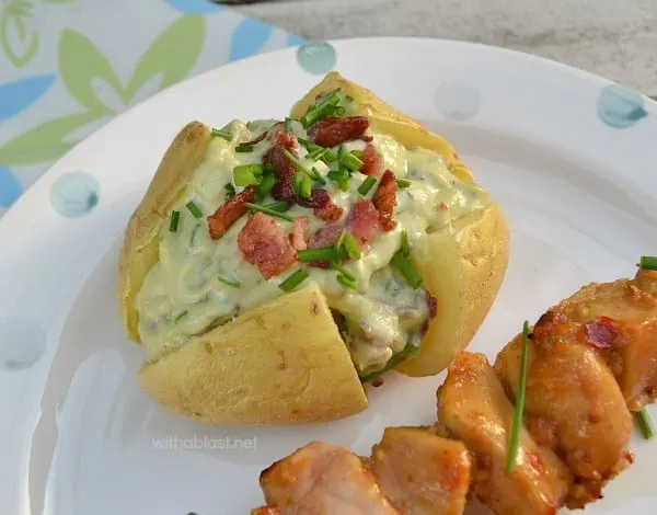 Avocado and Bacon Stuffed Potatoes