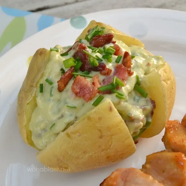 Avocado and Bacon Stuffed Potatoes