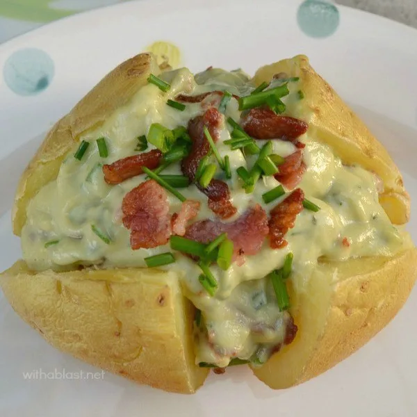 Avocado and Bacon Stuffed Potatoes