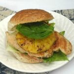Lime and Pineapple Chicken Burger