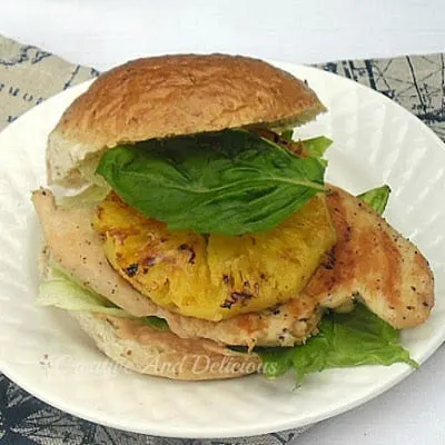 Lime & Pineapple Chicken Burger