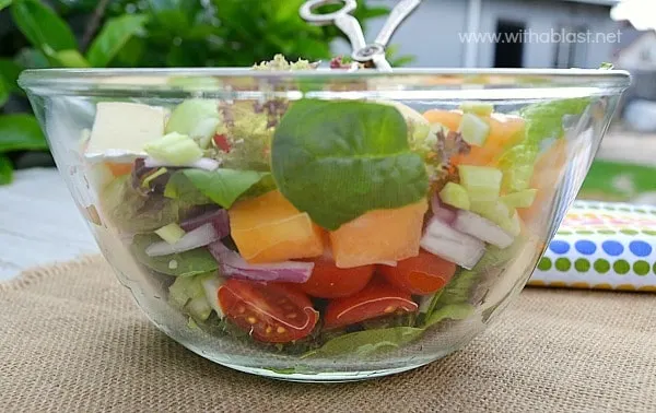 Melon and Cherry Tomato Salad