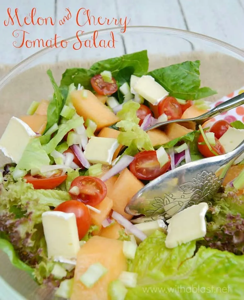 Melon and Cherry Tomato Salad