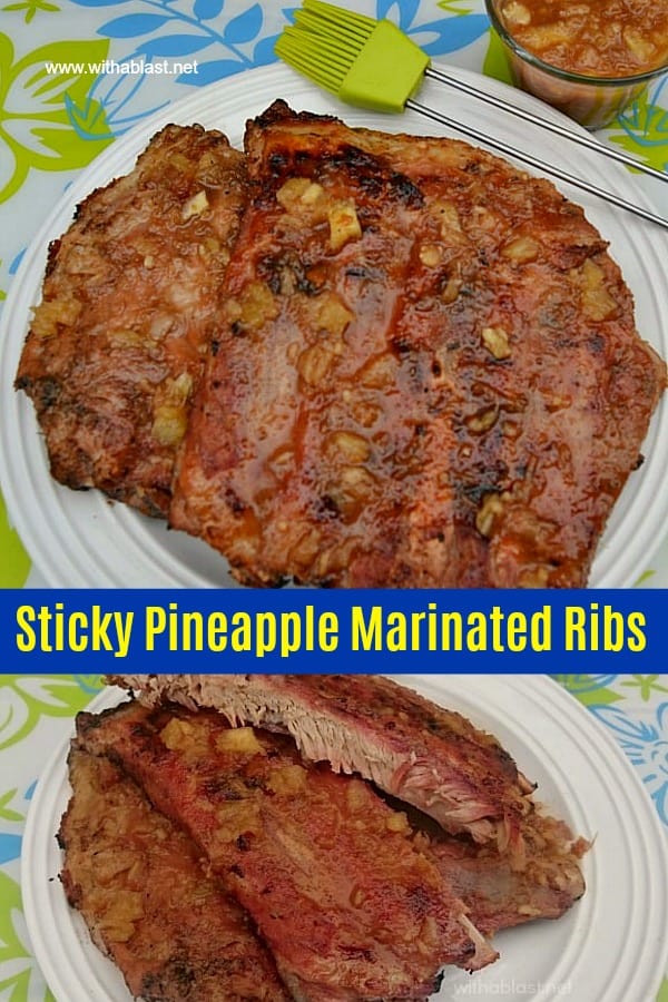 Sticky Pineapple Marinated Ribs