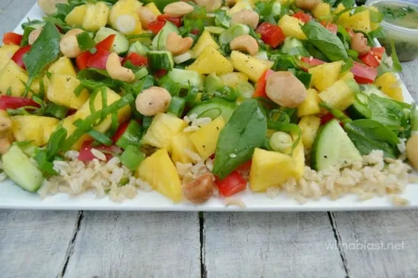 Chicken and Pineapple Rice Salad